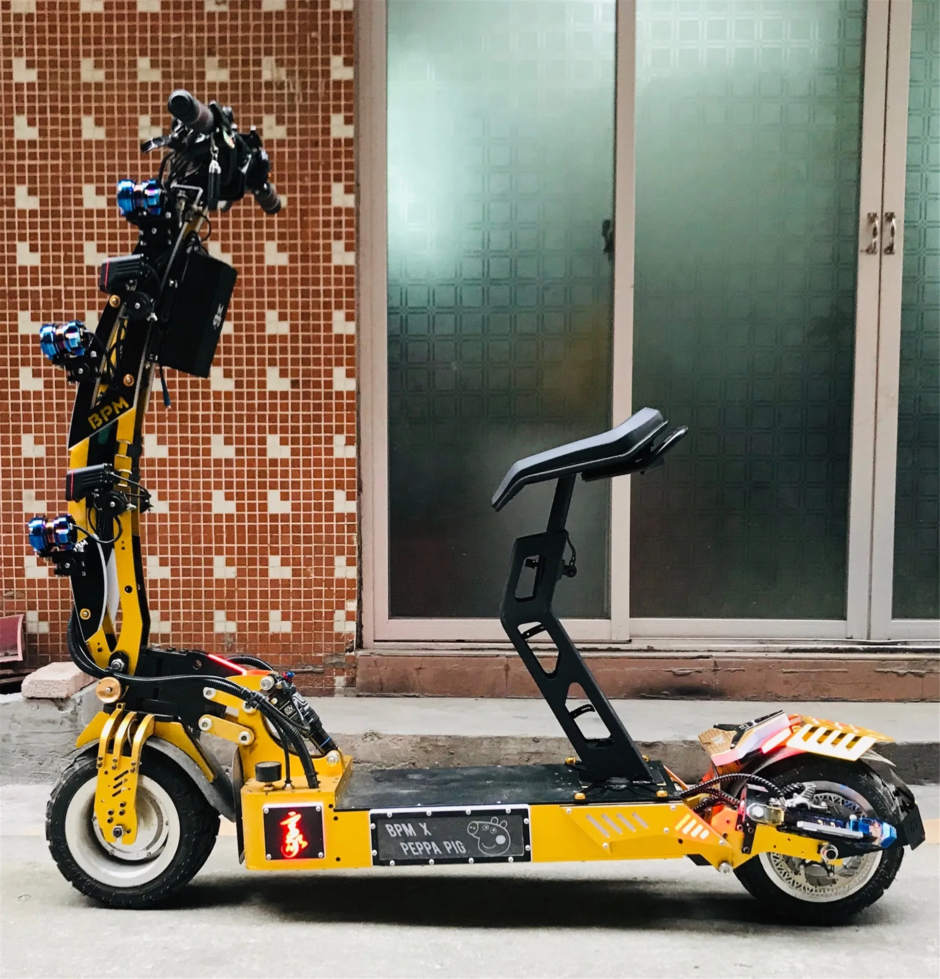 KWHEEL по индивидуальному заказу скутер светодиодное напольное 60V 35Ah Электрический скутер