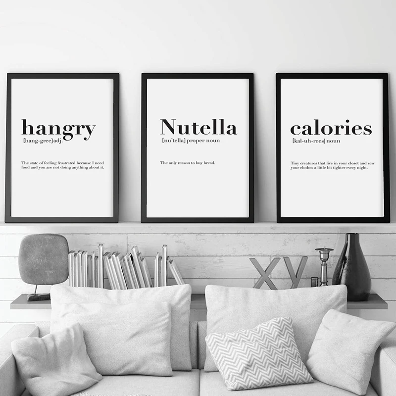 

Black White Poster Inspirational Quote Canvas Posters Prints Wall Art Painting Decor Simple Style Pictures for Home Decoration