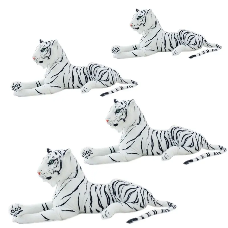 

Creative Realistic Stuffed Animals Tiger Plush Doll Home Furnishings Baby Toy