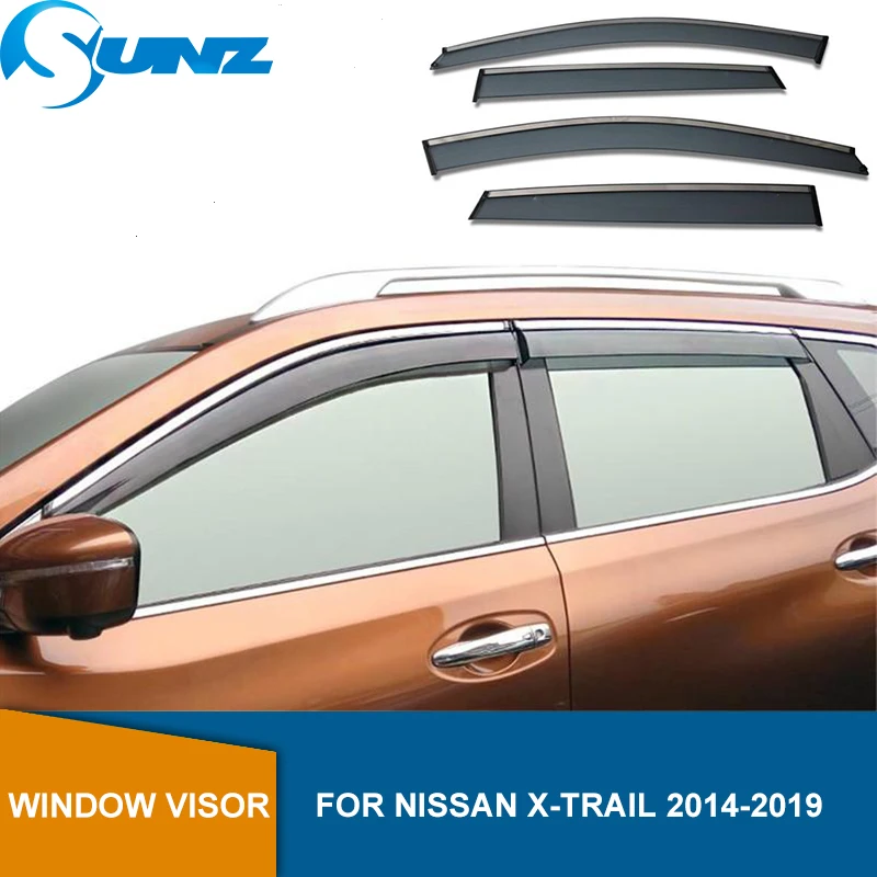 Боковые оконные дефлекторы для Nissan Xtrail X trail t32 Rouge 2014 2015 2016 2017 2018 2019 оконный козырек