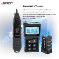 noyafa nf 488nf 8209 cable tracker lan display measure tester network tools lcd display measure length wiremap tester