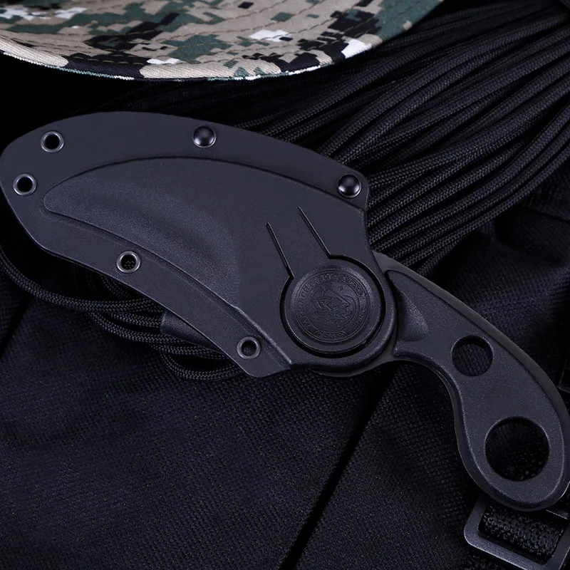 Уличный нож для защиты коготь цельный зуб лезвие резки пилочка спасательный