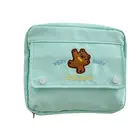 Вместительный нейлоновый чехол-карандаш, сумка для канцелярских принадлежностей, косметический Органайзер для макияжа