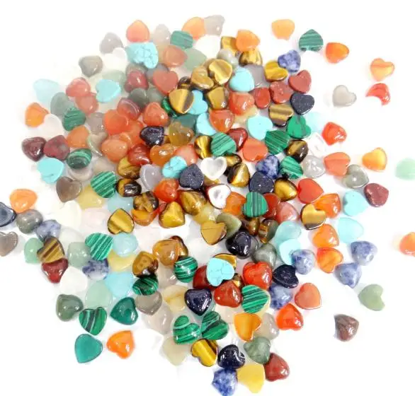 10*10 мм натуральный камень бирюза тигровый глаз кварцевый кристалл фотоподвеска