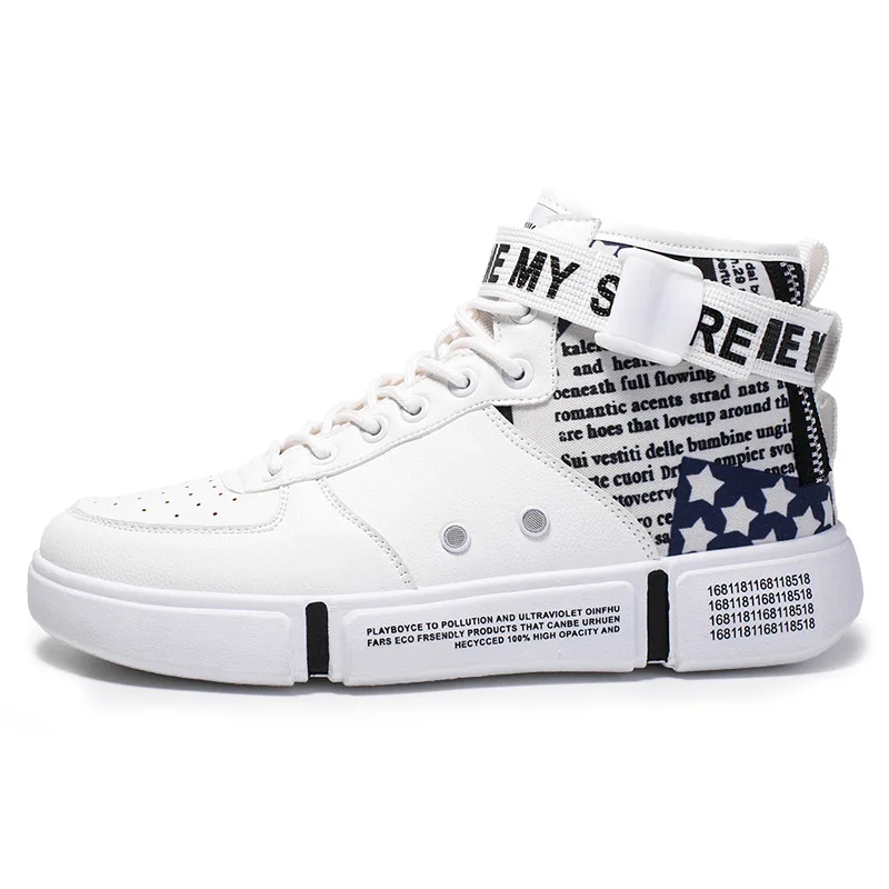 

2020 hot-selling high-top sneakers personality wild trend student running shoes fashion casual men's shoes men's boots