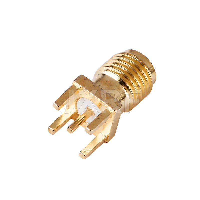 10 шт. гнездовой адаптер SMA для пайки кромка печатной платы прямое Крепление RF