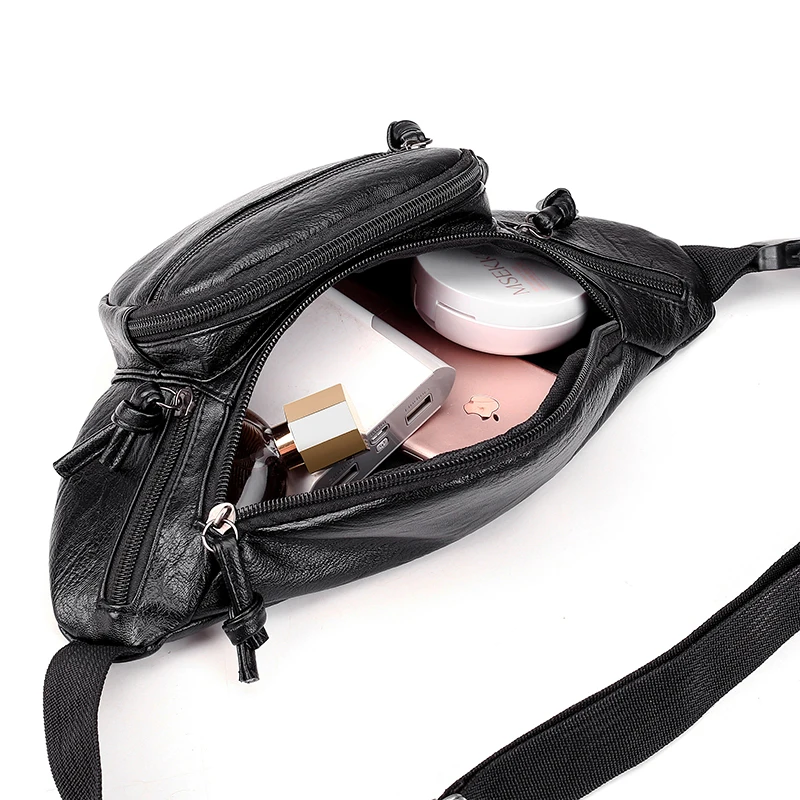 

Men Chest Bags Luxury Pu Leather Vintage Women Waist Bag Lady Messenger Bag Casual Crossbody Bag 2021 Women Belt Bag Chest Bags