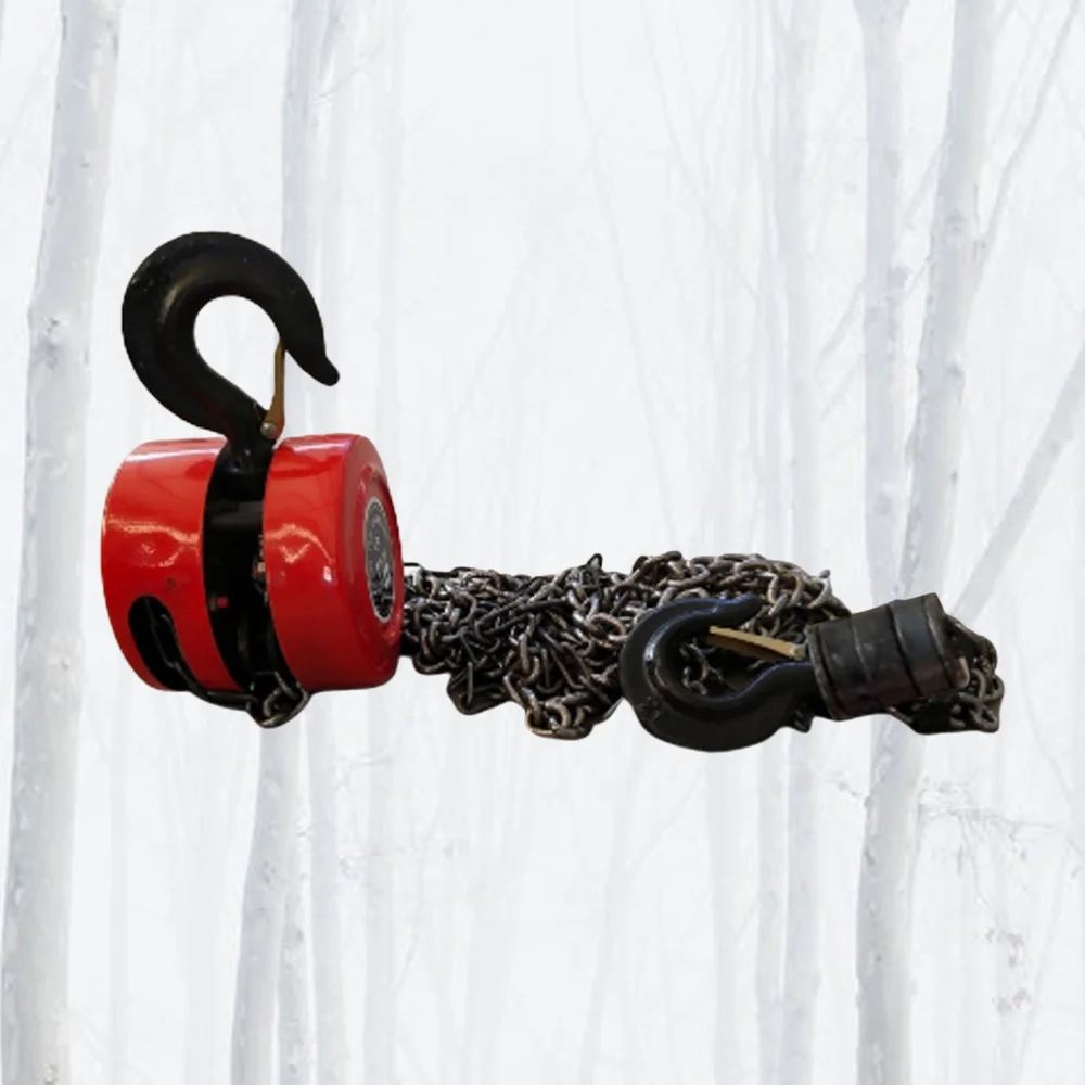 

Hand Chain Hoist Hook Mount 2 Ton Capacity Lift Portable Manual Lever Block Lifting
