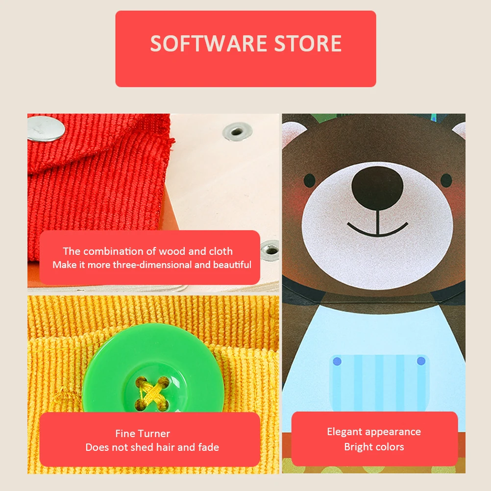 Детские Игрушки для раннего обучения базовые предметы жизни обучающая доска