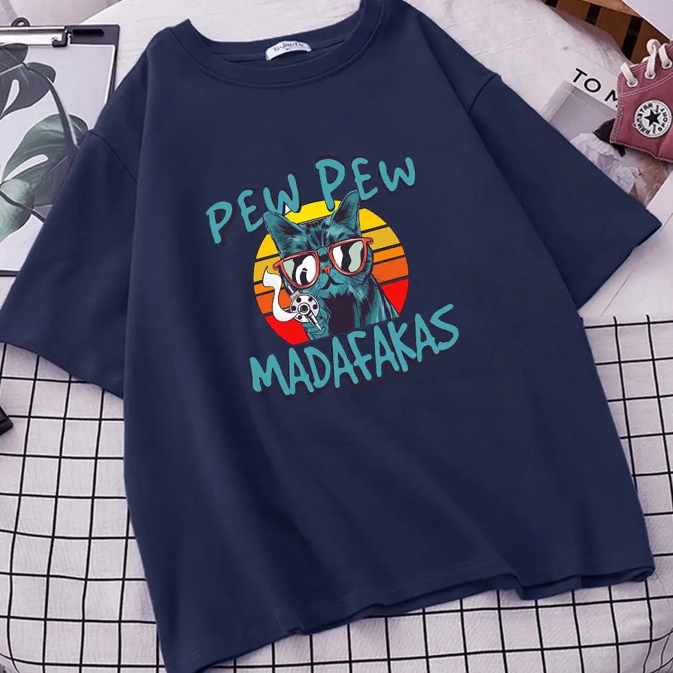 

Pew Pew Madafakas Women T Shirts Trending Tshirts Fashion Hip Hop Brand Tshirt Round Neck Tops Tumblr Camisetas Short Sleeve Tee