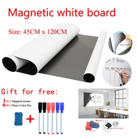 size 45120cm dry erase whiteboard magnetic white board soft fridge stickers kitchen office child draw message board memo