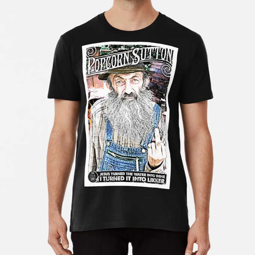 Футболка Moonshine с изображением попкорна Sutton moonshine виски свинья Хилбилли tn Теннесси
