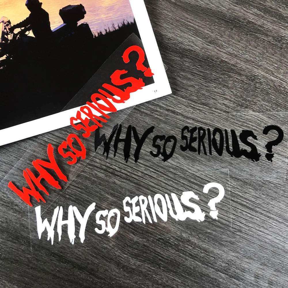 Reflective Motorcycle Helmet Stickers Joker Why So Serious Racing Tank Side Strip Fairing Decals for SHOEI AGV ARAI HJC LS2 | Автомобили и