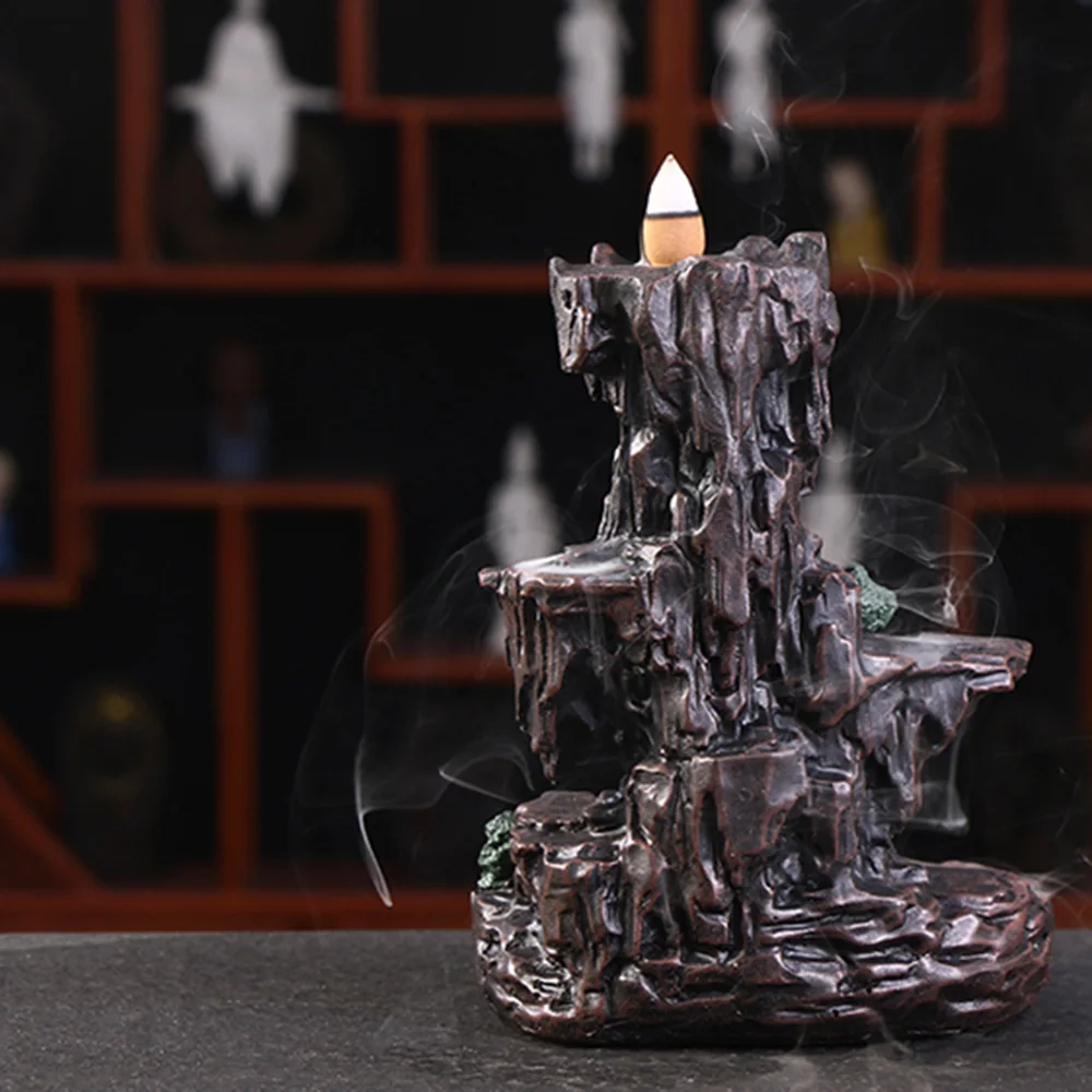 Ароматическая горелка подарок изысканный дом уникальные Ремесла водопад дым