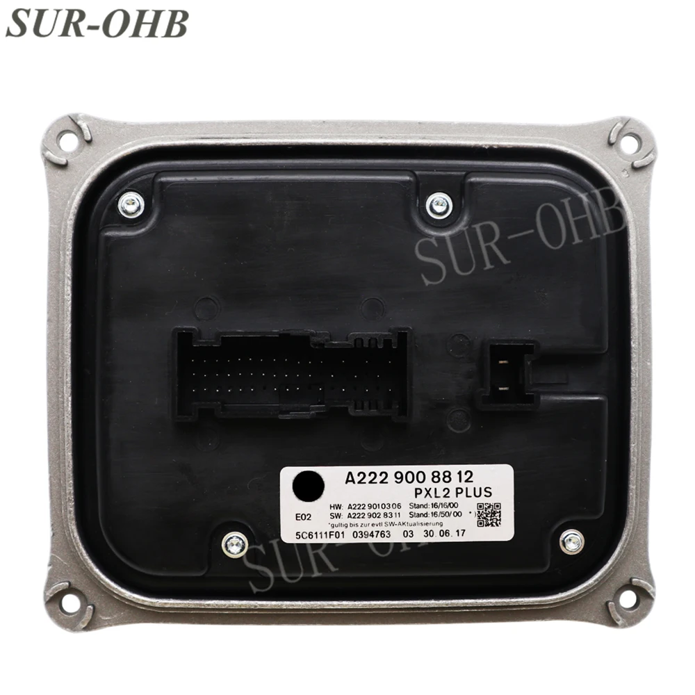 W222 LED A2229008812 фары PXL2 Plus HW A2229010305 модуль управления SW A2229028311 балласт для S класс X222
