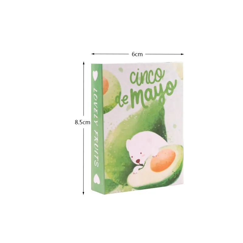 

1pack 4 choice fruit Creative Cute Paper Memo Pad Diary DIY Planner Message Sticky Notes