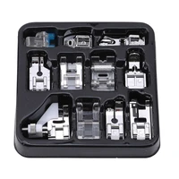 11 PCS Sewing Machine Presser Foot Set Domestic Sewing Machine Presser Foot Braiding Sewing Knitting Foot Parts Accessories
