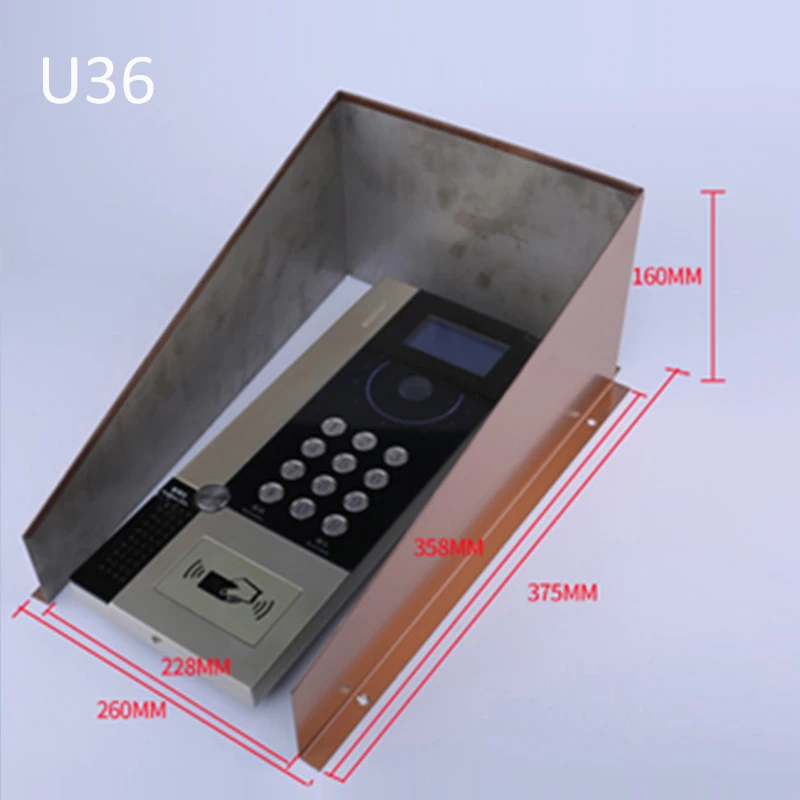 Открытый водонепроницаемый чехол для RFID карты распознавания лица считыватель