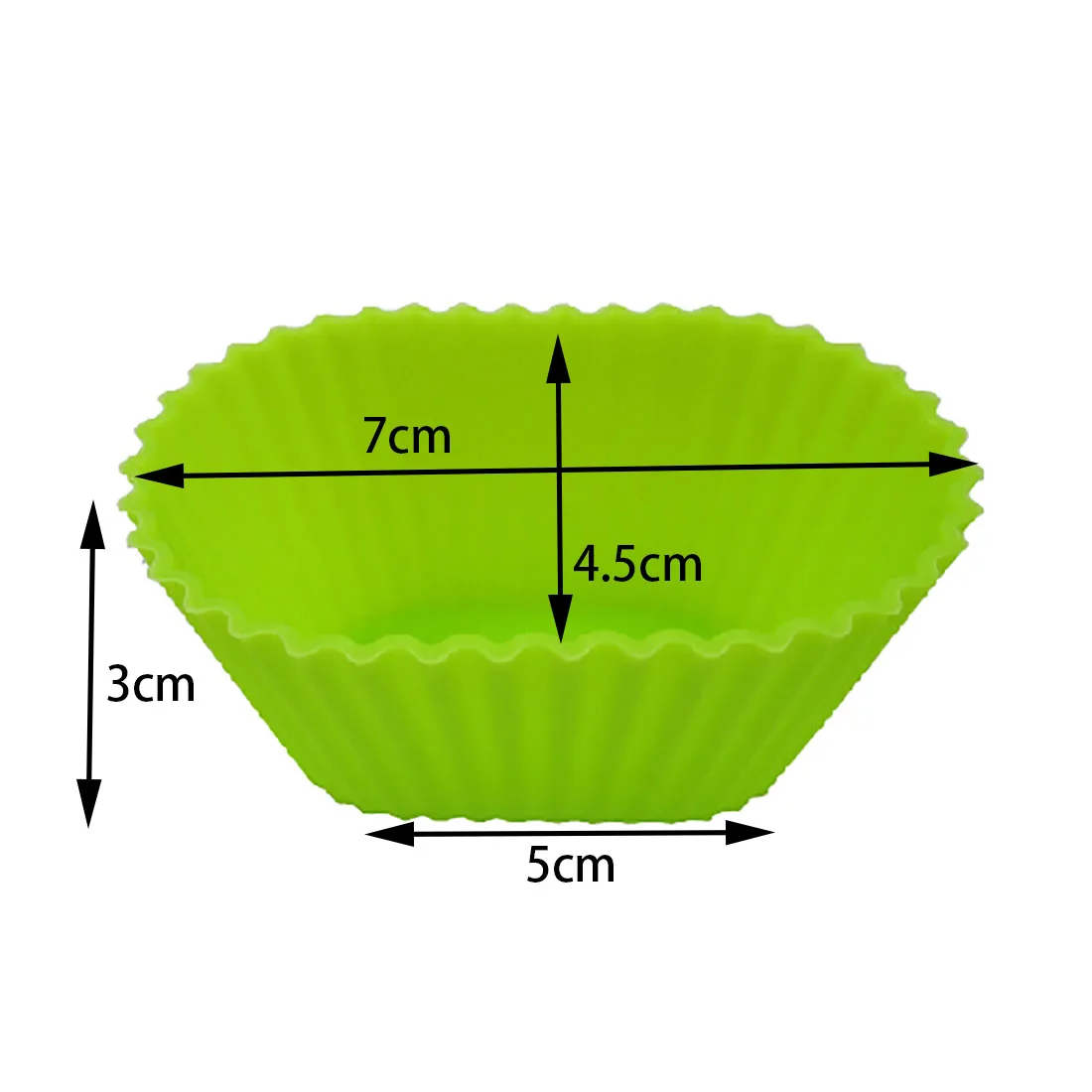 Силиконовая форма кекс сделай сам для торта антипригарная и термостойкая