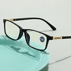 Синий светильник блокировка очки для чтения для мужчин и женщин модные пресбиопии Портативный Urltra-светильник очки диоптрий + 1,0  + 4,0