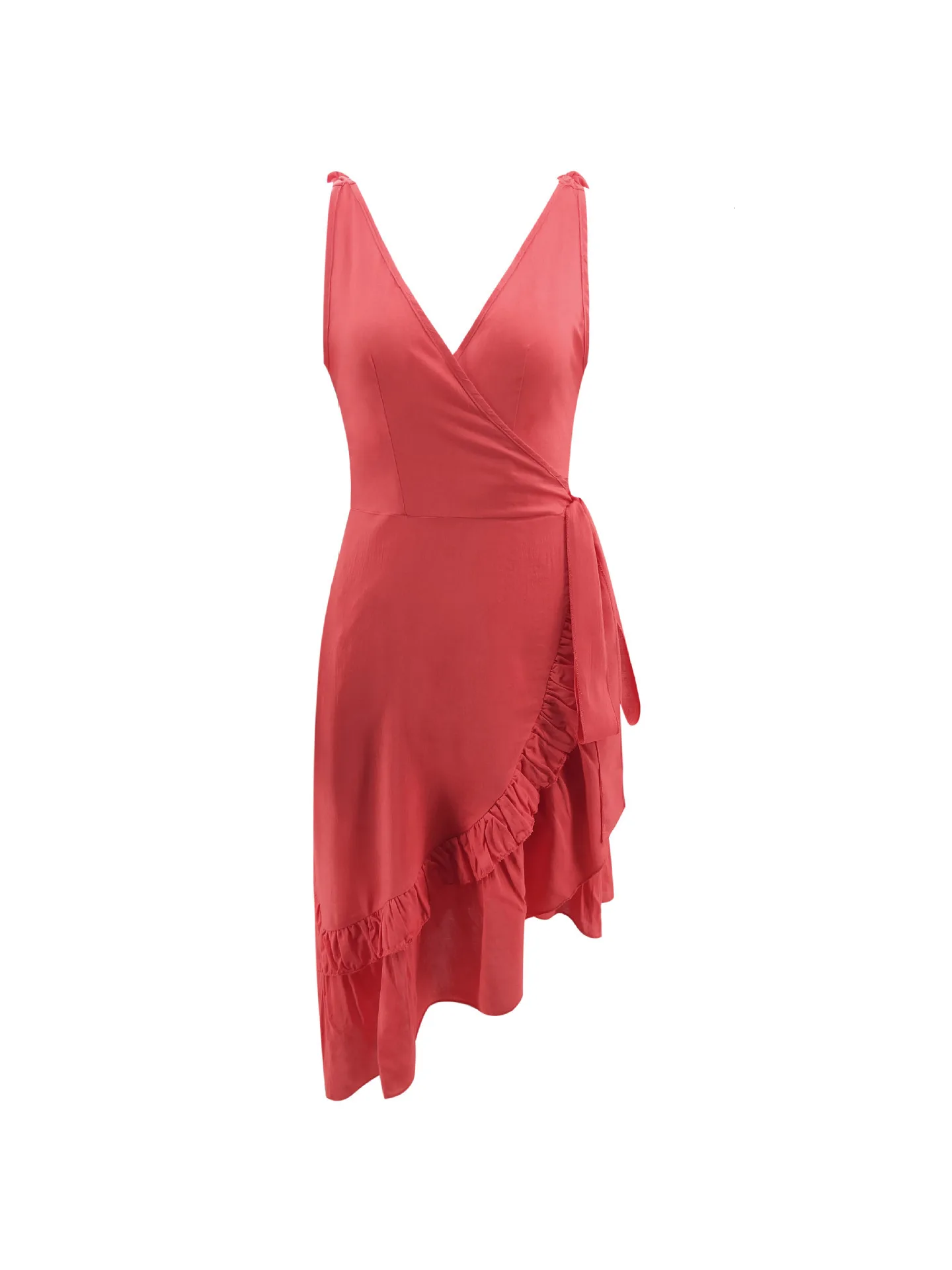BacklakeGirls Deep V Neck Jersey Sexy Cocktail Dresses Sleeveless Backless Irregular Women Dress Party Spaghetti Strap | Свадьбы и