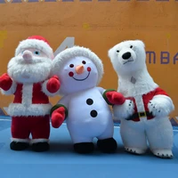 saygo inflatable santa claus snowman mascot costume adult fancy dress christmas party kawaii mascot costume carnival costumes