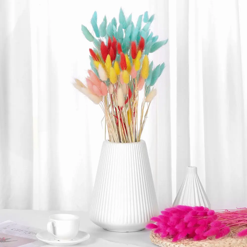 

Material Shooting Props Artificial Uraria Picta Dried Flowers Bouquets Lagurus Ovatus Rabbit Tail Grass Bunny Tails