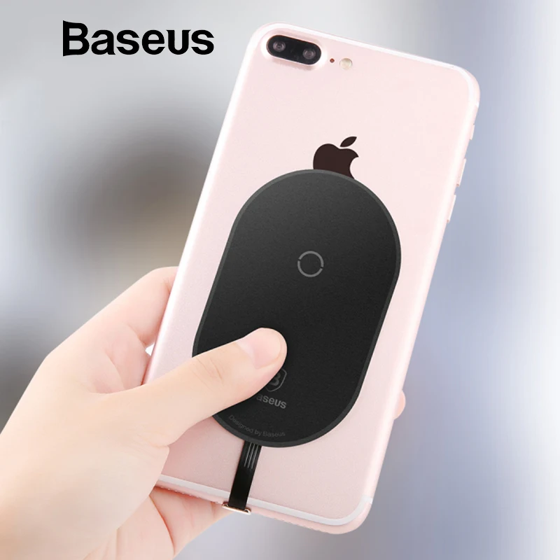 Baseus QI Беспроводное зарядное устройство приемник для iPhone 7 6 5 samsung a5 7 беспроводной зарядный приемник для Xiaomi 5 6 Redmi 4x oneplus lg
