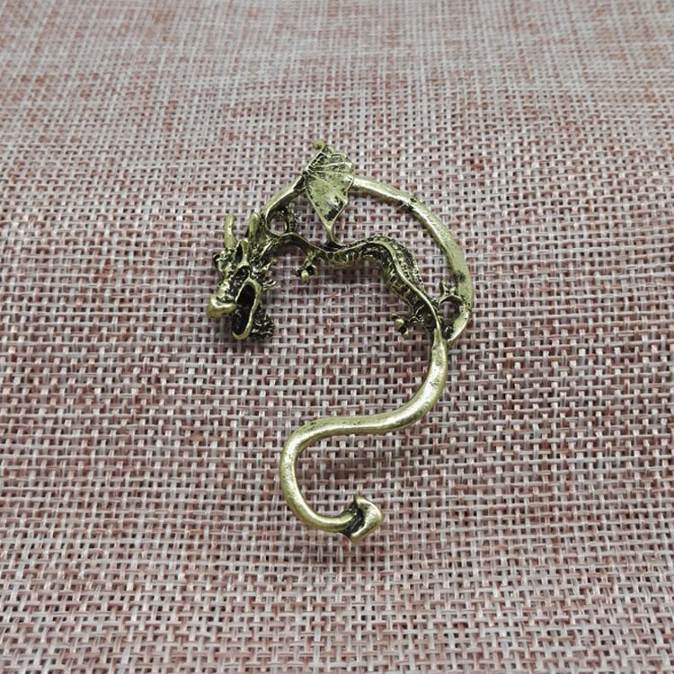 ER018 Hot Retro Fashion rock and roll dragon Earhook not pierced ears Earrings for women jewelry
