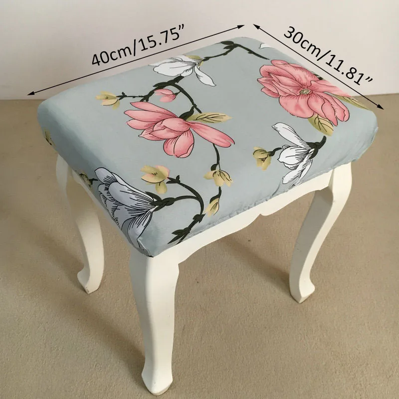 2020 пасторальные чехлы для стульев домашних с принтом Защитные сидений цветами на