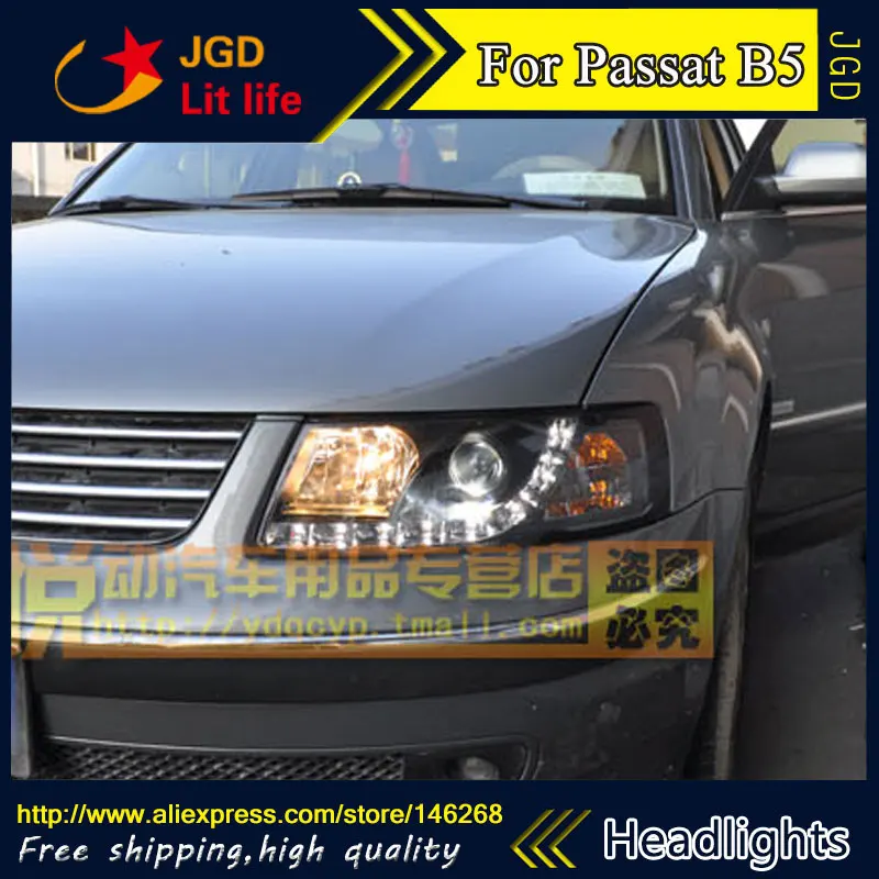 Автомобильный Стайлинг светодиодный чехол HID для фар Rio VW Passat Головной фонарь B5