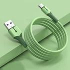 Светодиодный кабель 3A Type C для Huawei P30 Pro, быстрая зарядка телефона, зарядный провод USB C, кабель для Samsung Xiaomi Type C, кабель для передачи данных