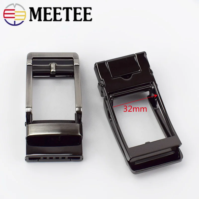 Meetee Модные мужские автоматические пряжки для ремней металлическая пряжка 30-31 мм
