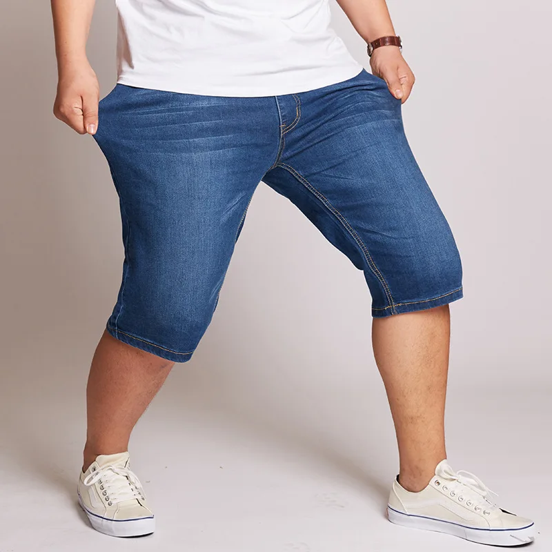 

2021 Summer Men's Jeans Shorts Loose Size Medium Pants Casual Sports Shorts Breeches Basketball Running Shorts