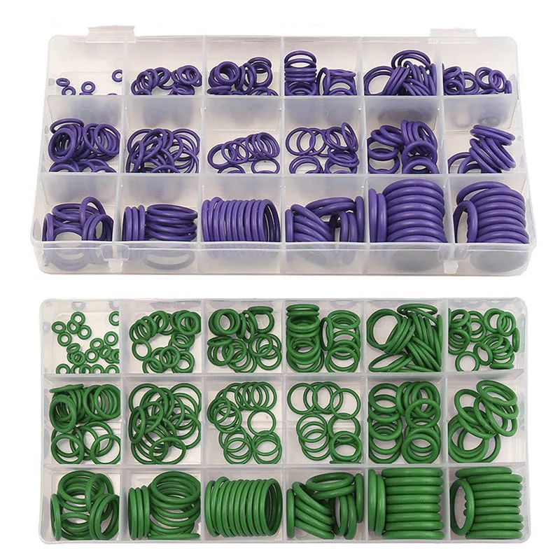 Suleve кондиционер Резиновая Шайба Ассортимент для R22 R134a зеленый/фиолетовый