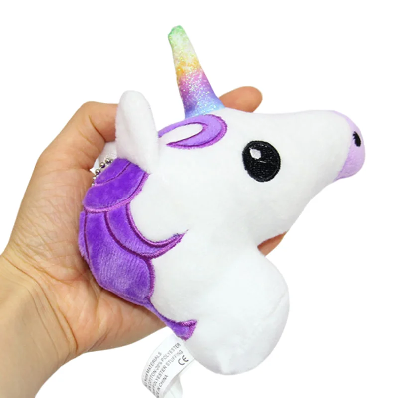 Высококачественная Игрушка Аниме лошадь милый металлический единорог брелок