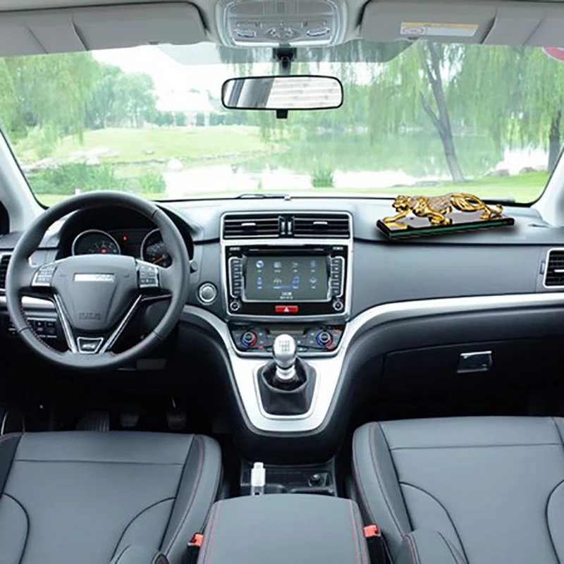 

Car Gold Leopard Decor Car Interior Simulation Leopard Accessories Ornaments Car Interior Decoration Car Styling