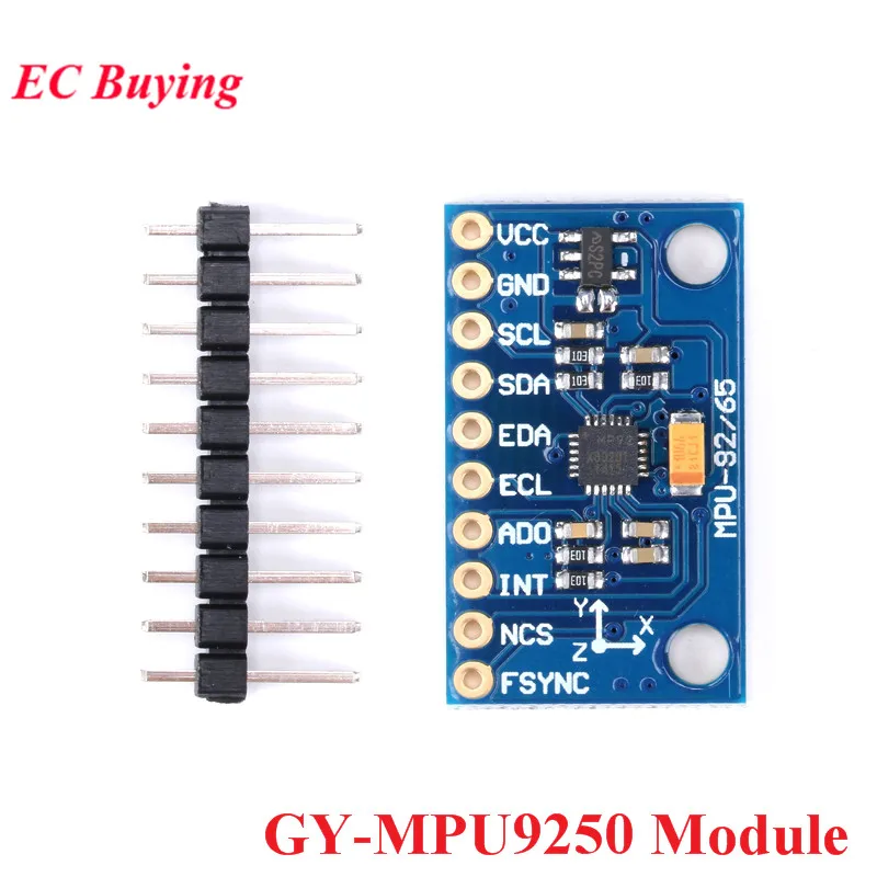 GY-9250 MPU 9250 MPU-9250 299DOF 9-осевое отношение + гироскоп + ускоритель + модуль датчика магнитометра MPU9250 SPI/IIC I2C интерфейс