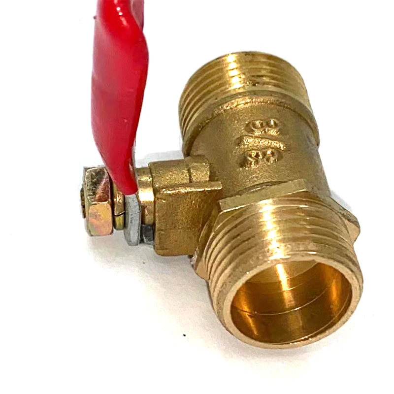 Шаровой клапан 3/8 дюйма с наружной резьбой латунный материал вода газ воздушный