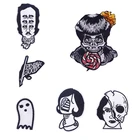 Японские Аниме-нашивки, аксессуары для одежды, аппликация, термоклейкая нашивка для одежды, вышитые нашивки, швейные нашивки сделай сам