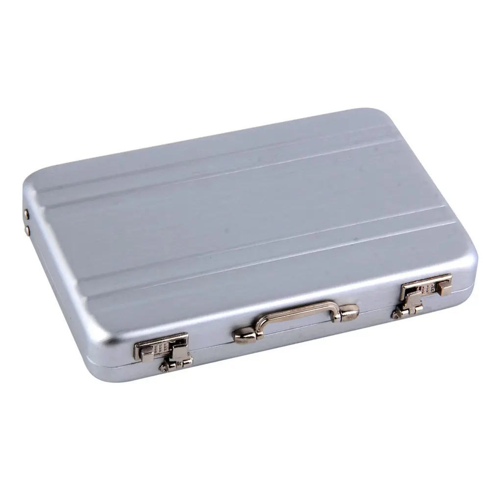 

Multifunction Business Card Credit Card Holder Men High Capacity Automatic Aluminium Alloy Card Box Mini Wallet Slim Coin Purse