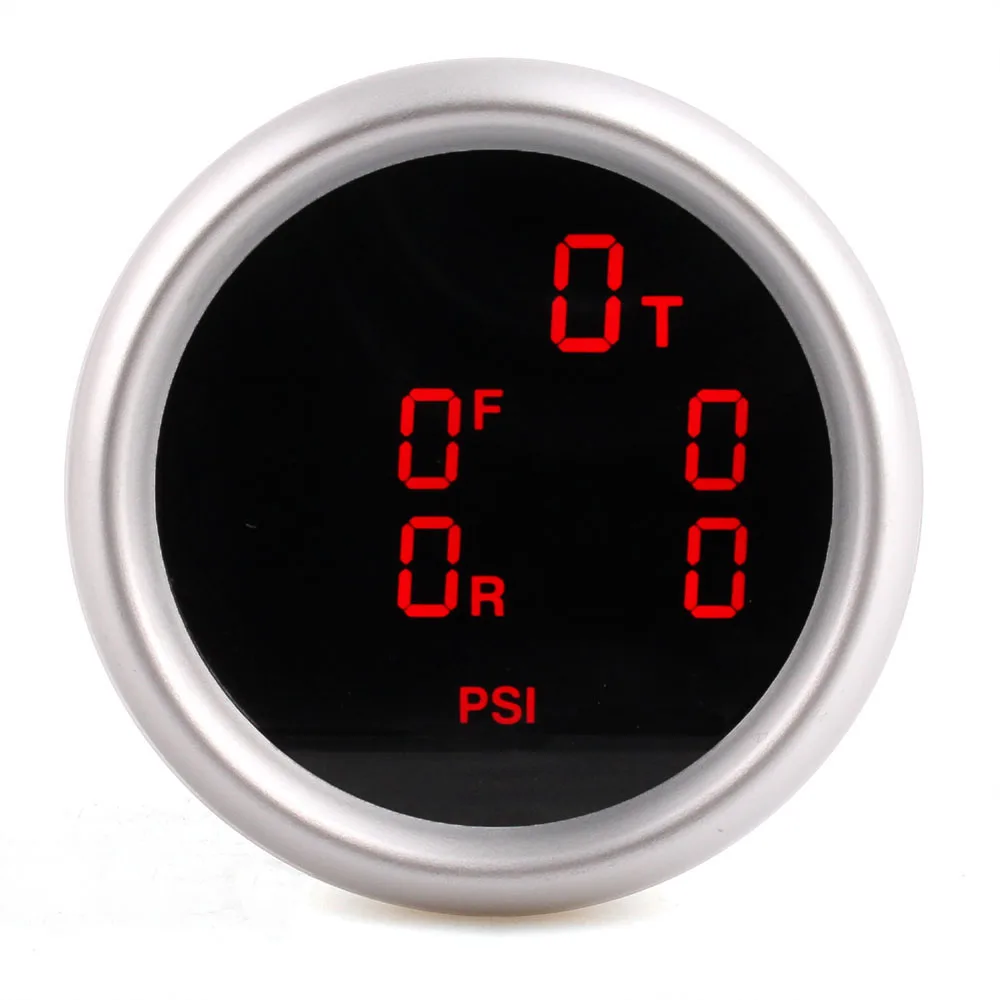 2 дюйма 52 мм 7 цветов пневматическая подвеска манометр оба бар и PSI воздушный