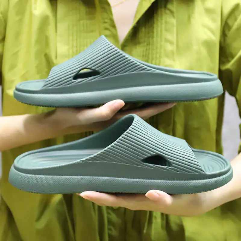 

Male Sneakers Youthful Brand Slippers Breathable Rubber Flip-Flops No-Leather Casual Beach Shoes For Men Chunky Trainers Tennis