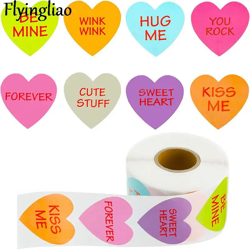 

100-500pcsLove Valentine's Day Scrapbooking Stickers Packs Waterproof Skateboard Luggage Motorcycle Guitar Graffiti Kid
