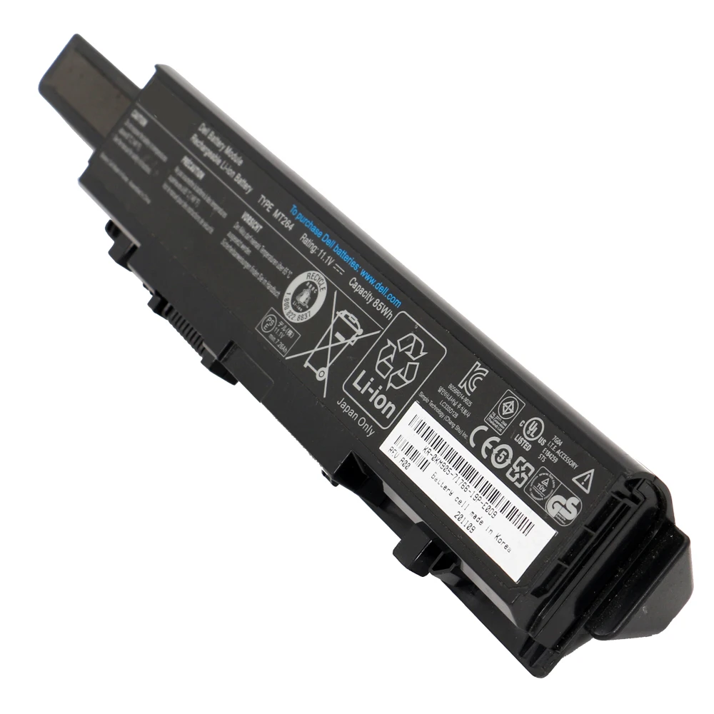 9 ячеек 85Wh KM958 KM965 MT264 WU946 Аккумулятор для ноутбука DELL Studio 1535 1536 1537 1555 1557 312-1558 312-0701