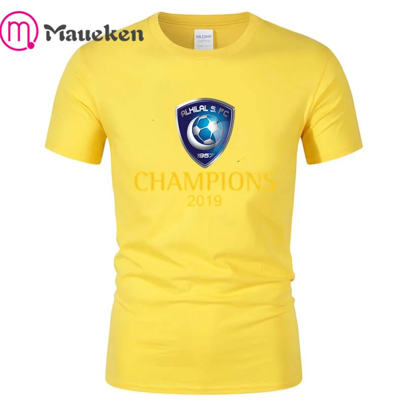 Al Hilal Al-Hilal champions, забавная Мужская футболка, модная, хлопок, хип-хоп футболка, топы, футболки, брендовая одежда