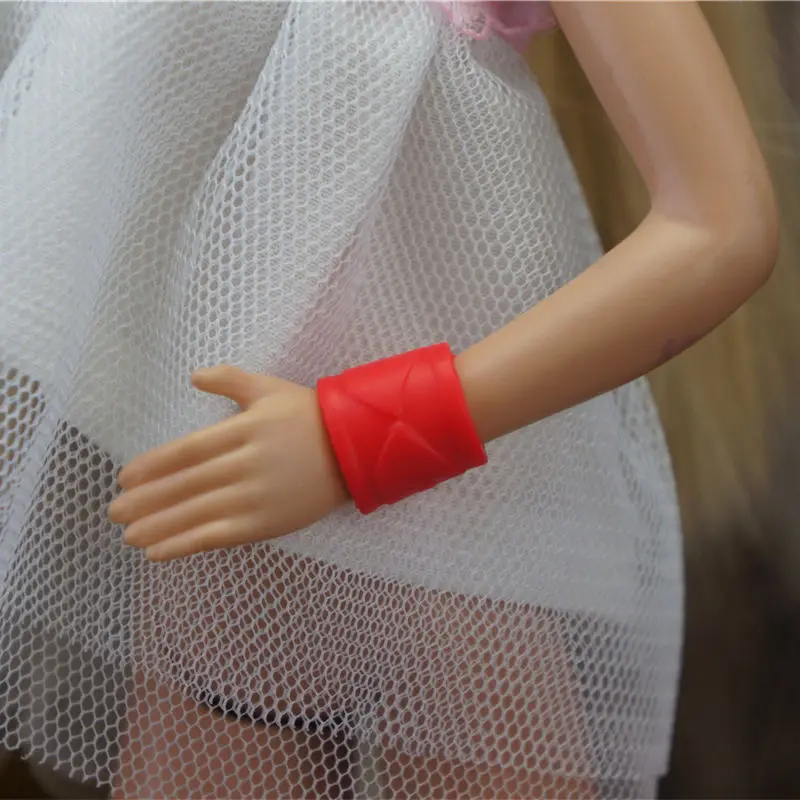 1 piece Bracelet I Оригинальные кукольные солнцезащитные очки для Барби ожерелье 1/6 bjd ремень принцесса зажим для волос браслет повязка аксессуары GiftToys для девочек - Цвет: 1 piece Bracelet I