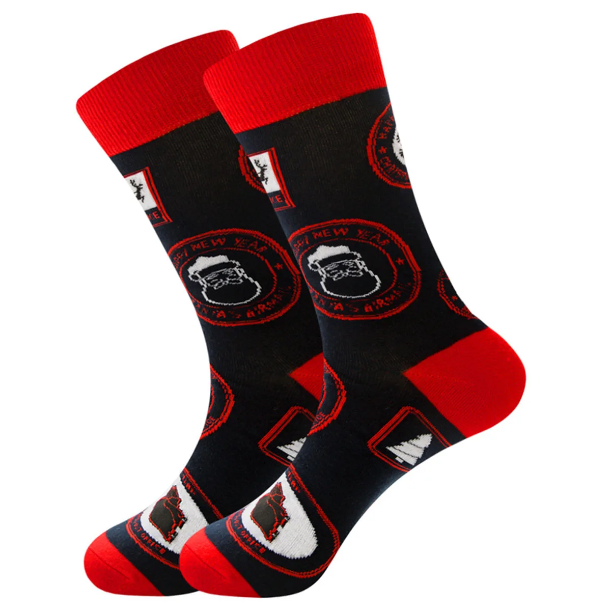 Модные рождественские носки унисекс для женщин и мужчин стильные модные