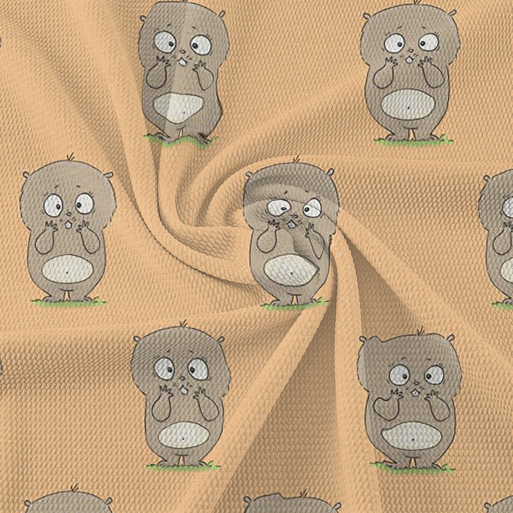 Хлопчатобумажная ткань с принтом животных 50*145 см | Дом и сад