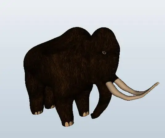 Мамонт В Ледниковом возрасте индивидуальный заказ Высокое качество Высокая